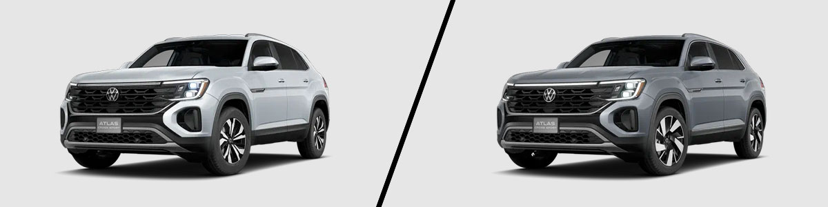 2025 Volkswagen Atlas Cross Sport SE vs 2025 Volkswagen Atlas Cross Sport SEL